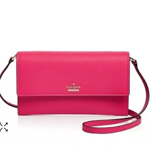 NWOT Kate Spade Pink Crossbody Bag with Gold Hardware